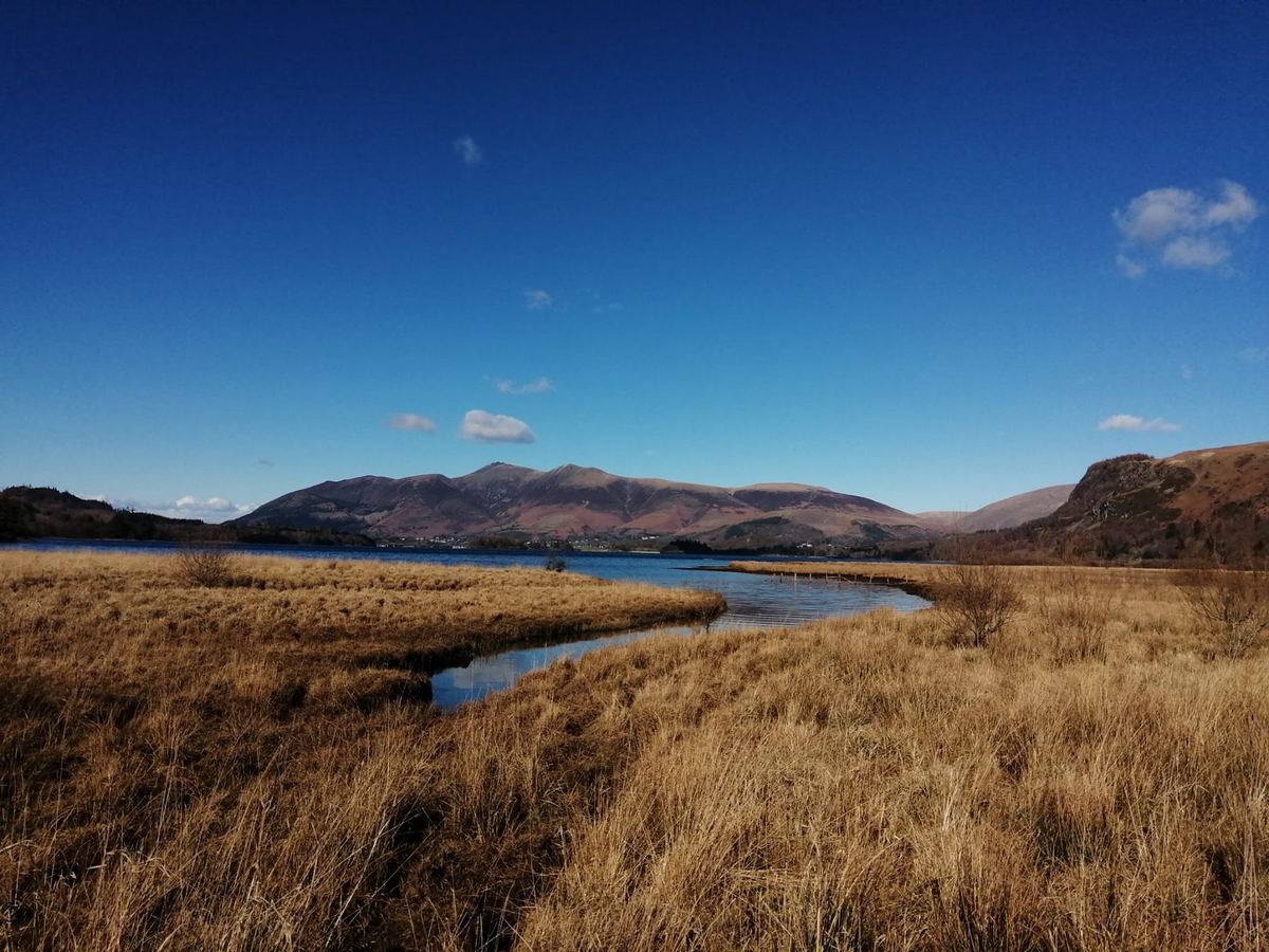 The fells and the river, near Keswick
